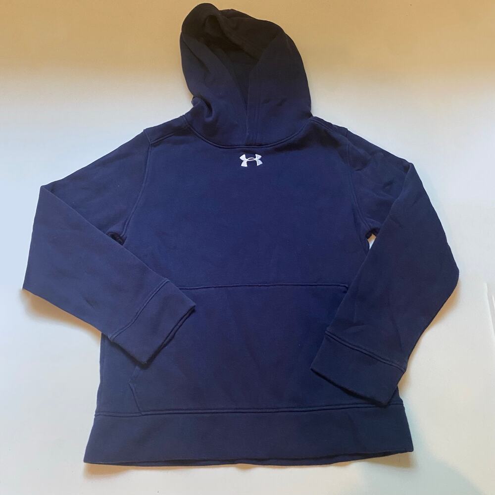 Under Armour Navy Blue Hooded Sweatshirt Hoodie